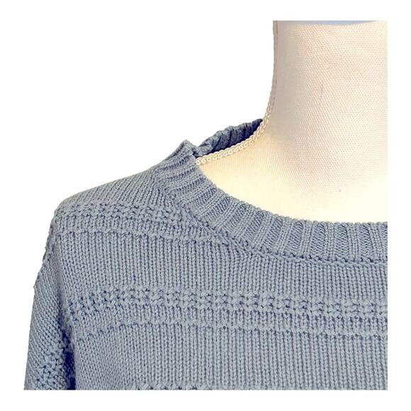 Cupcakes and Cashmere High Low Knit Blue Lagoon Sweater XL - Picture 5 of 10
